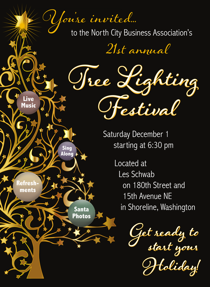 Tree Lighting Festival 2018 Poster