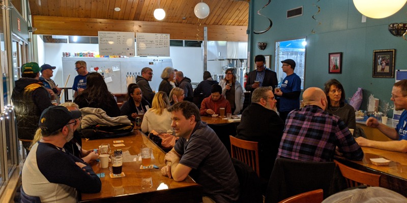 Banner for North City monthly social