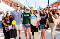 Photo: Enthusiastic light rail supporters come out for opening day!