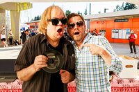 Photo: DJ Kurt Bloch and Emcee Troy Nelson from KEXP pose for a pic.