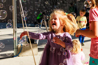 Photo: Kids love the bubbles!