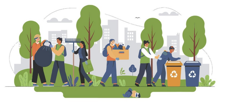 clean-up event banner